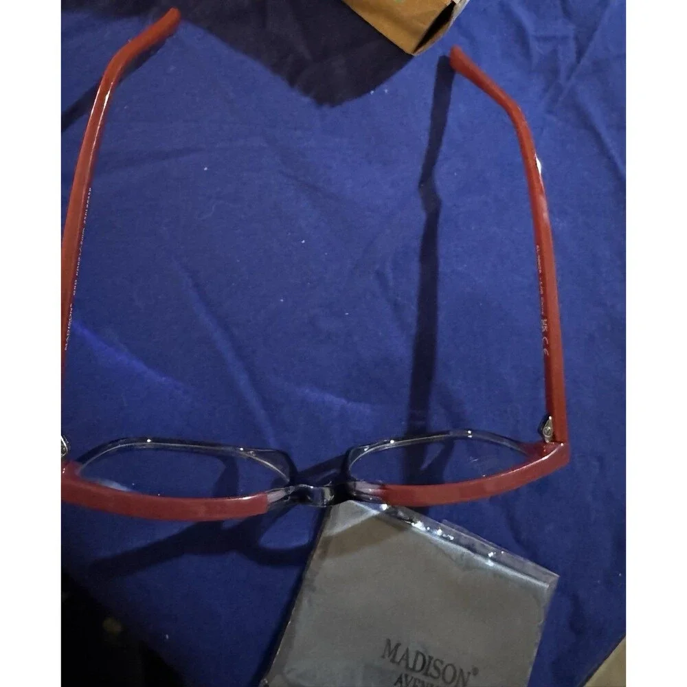 Madison Avenue Square Tortoise Shell +1.0 Reading Glasses New In Box